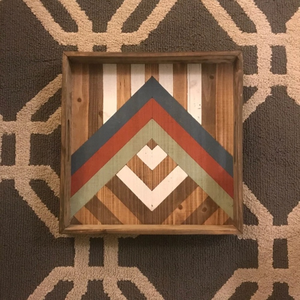 Decorative coffee table/beverage tray